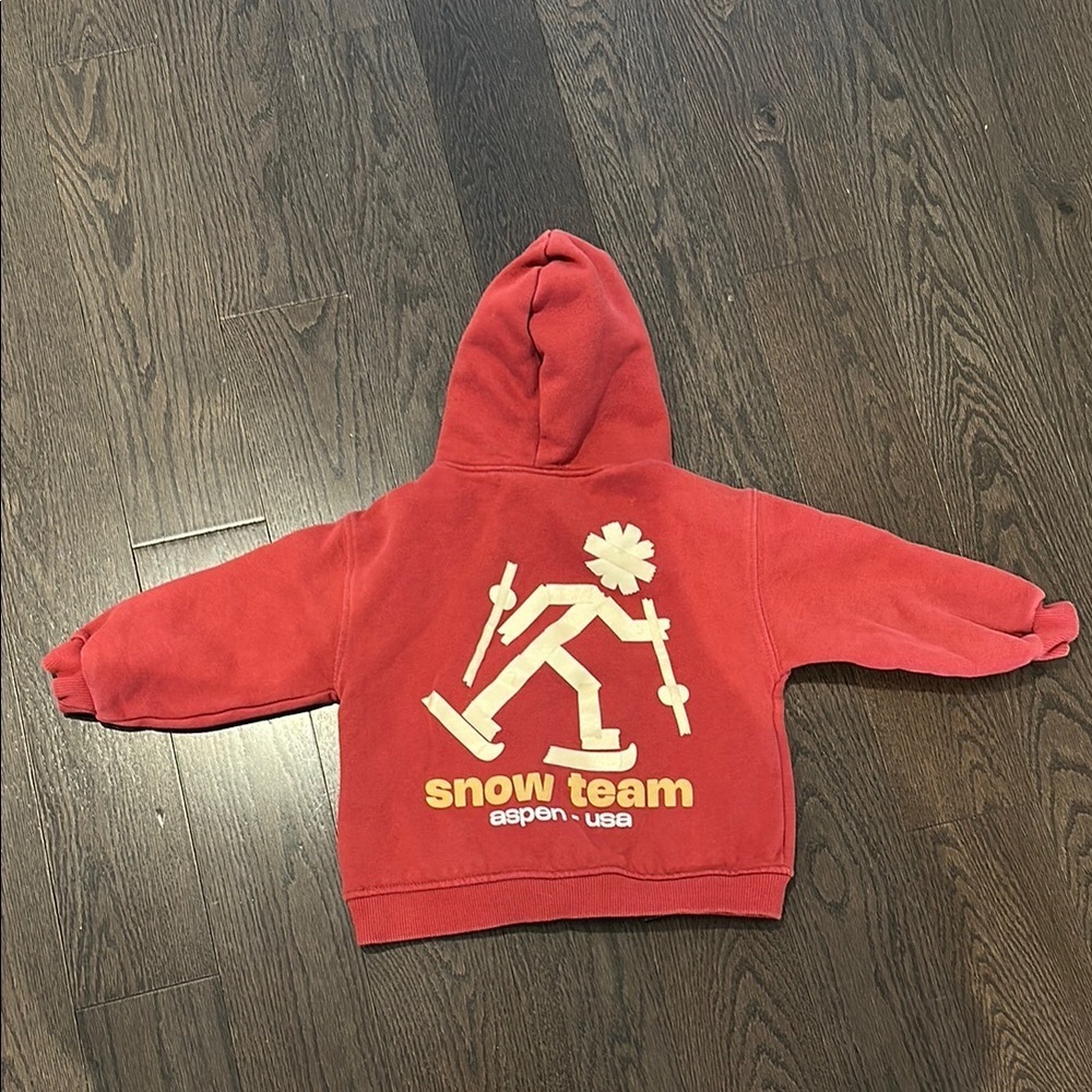 Zara red hoodie 4T